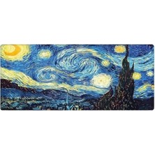 Die Grup 90X40 cm Xxl Gaming Mouse Pad, Starry Night Deseni