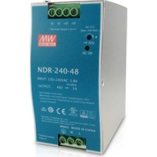 Mean-Well NDR-240-48 Endüstriyel Swıtch Guç Kaynağı