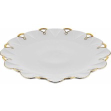Roykıng Lalila Gold Yuvarlak Sunum Tabak 31 cm