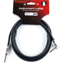 Kirlin Cable IPCV-242BK 3MT L Enstruman Kablosu - Siyah
