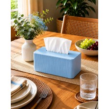 Sonvadi Modern Peçetelik 11X23 cm 3 D Tasarım Yemek Masası Peçetelik