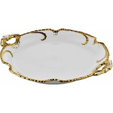 Roykıng Camelıa Gold Yuv.kulplu Sunum Tabak 33 cm