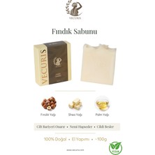 VECURIS Yoğun Nemlendirici Fındık Sabunu | Fındık Yağı, E Vitamini | Doğa