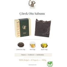 VECURIS Cilt Koruyucu Çörek Otu Sabunu | Soğuk Sıkım Çörek Otu Yağı | Doğ