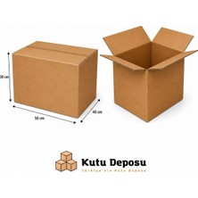 Kutu Deposu 40X50X30 cm E-Ticaret ve Kargo Kutusu (10 Adet)