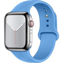 Ermer Apple Watch 11/10 42 mm Için ve Apple Watch 9/8/7/6/5/4/3/se/ultra Için 41/40/38 mm Silikon Kordon