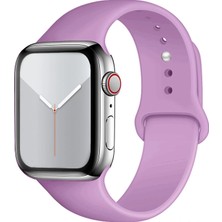 Ermer Apple Watch 11/10 42 mm Için ve Apple Watch 9/8/7/6/5/4/3/se/ultra Için 41/40/38 mm Silikon Kordon