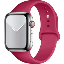 Ermer Apple Watch 11/10 42 mm Için ve Apple Watch 9/8/7/6/5/4/3/se/ultra Için 41/40/38 mm Silikon Kordon