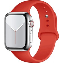 Ermer Apple Watch 11/10 42 mm Için ve Apple Watch 9/8/7/6/5/4/3/se/ultra Için 41/40/38 mm Silikon Kordon