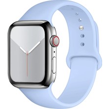 Ermer Apple Watch 11/10 42 mm Için ve Apple Watch 9/8/7/6/5/4/3/se/ultra Için 41/40/38 mm Silikon Kordon