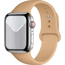 Ermer Apple Watch 11/10 42 mm Için ve Apple Watch 9/8/7/6/5/4/3/se/ultra Için 41/40/38 mm Silikon Kordon