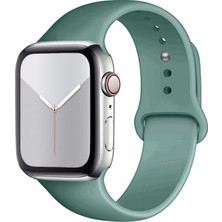 Ermer Apple Watch 11/10 42 mm Için ve Apple Watch 9/8/7/6/5/4/3/se/ultra Için 41/40/38 mm Silikon Kordon