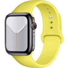 Ermer Apple Watch 11/10 42 mm Için ve Apple Watch 9/8/7/6/5/4/3/se/ultra Için 41/40/38 mm Silikon Kordon