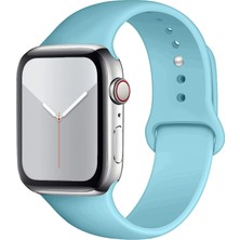 Ermer Apple Watch 11/10 42 mm Için ve Apple Watch 9/8/7/6/5/4/3/se/ultra Için 41/40/38 mm Silikon Kordon