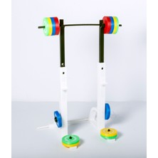 Atılgan 3D Baskı Koleksiyon Dummy Figür Overhead Press Yapan Hareketli Eklemli Pozlanabilir Figür