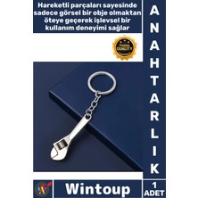 Wintoup #anahtarlık Ayarlanabilir Metal Mini El Aleti Tasarım Fonksiyonel Ingiliz Anahtarı Model Anahtarlık