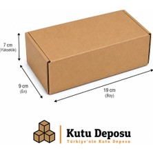 Kutu Deposu 9X19X7 cm E-Ticaret ve Kargo Kutusu (100 Adet)