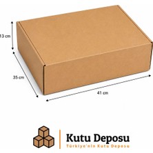 Kutu Deposu 35X41X13 cm E-Ticaret ve Kargo Kutusu (Elbise Kutusu) (20 Adet)