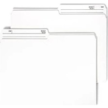 Esranın Dünyası 100 Adet Letter Boyutunda Klasör, 1/2-Cut Tasarım