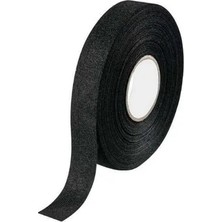 Esranın Dünyası Tekstil Dokulu Siyah Bant, 18MM x 10M, Güçlü Yapışkanlı Kablo Sarma