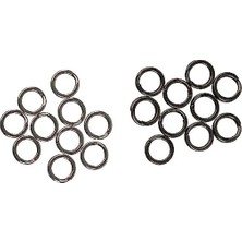 Esranın Dünyası Çelik Split Ring, 10+10 Adet, Dayanıklı Malzeme