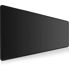 Esranın Dünyası Siyah Renkli Gaming Mouse Pad, 70X30 cm Boyutunda Dikişli Kenar Tasarımı ile Konforlu Kullanım