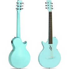 Esranın Dünyası Yüksek Kaliteli Elektro Akustik Gitar, Mavi Renk