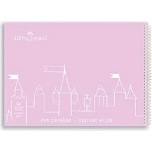 Esranın Dünyası Sert Kapaklı Resim Defteri, 25X35 cm Boyutunda 30 Yaprak ve Çevre Dostu Kağıt