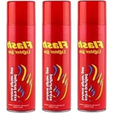Esranın Dünyası 3 Adet 270 ml Kapasiteli Flash Çakmak ile Pratik Ateş Kaynağı
