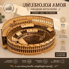 Esranın Dünyası Roma Koloseumu Ahşap Maket Seti: 458 Parça Dıy Modeli