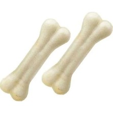 Esranın Dünyası 15CM Beyaz Press Çiğneme Kemiği - 2'li Paket