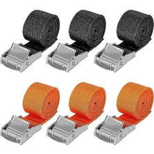 Esranın Dünyası 6 Adet Ayarlanabilir Germe Kayışı, 1m x 2.5cm, 250 kg Taşıma Kapasitesi