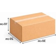 Esranın Dünyası 30X20X10 cm Boyutunda Çift Oluklu Taşıma Kutusu, 10 Adet Set