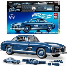 Esranın Dünyası 1500 Parçalı Metal Yarış Arabası Oyuncak, 1:12 Ölçekli Gri Model