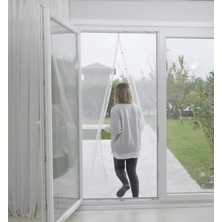Esranın Dünyası Tül Pencere Sinekliği, Cırtlı Cam ve Pimapen Uyumlu 60X210 cm