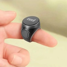 Esranın Dünyası Dijital Zikir Sayacı, USB Şarjlı, Ayarlanabilir Silikon Yüzük