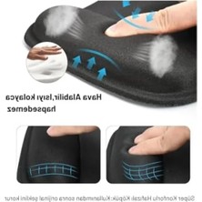 Esranın Dünyası Ergonomik Kaymaz Taban Bilek Destekli Mouse Pad