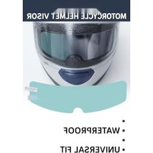 Esranın Dünyası Su Geçirmez Buğu Önleyici Motosiklet Kaskı Vizörü
