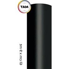 Esranın Dünyası Mat Siyah Yapışkanlı Kaplama Folyosu, 61 cm x 9 mt