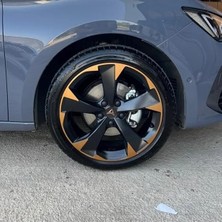 Esranın Dünyası Kolay Uygulama ile Metalik Mat Bakır Jant Kaplama Sticker Seti