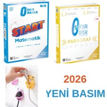 Üçdörtbeş 0 Dan Başla Start Matematik + Paragraf Sıfır Risk 2 Kitap 2026 Tyt Fiş Tutuculu