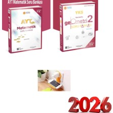 Ayt Matematik Tyt-Ayt Geometri 2. Kitap Soru Bankası Set 2026PRIZ Tutuculu)