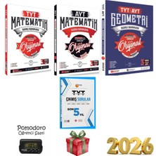 Orjinal Tyt Mat + Ayt Mat + Geometri + Sonuç Tyt Çıkmış Sorular Seti Kronometre Hediyeli