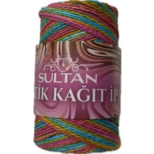 Hobi Dünyası Evim 1 Adet Sultan Batik Ip-Çanta-Şapka-Toka-Sepet-Bileklik Ipi- Renk:pembe Mint