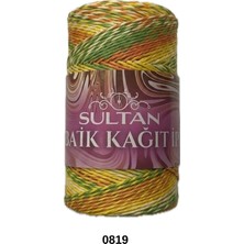 Hobi Dünyası Evim 1 Adet Sultan Batik Ip-Çanta-Şapka-Toka-Sepet-Bileklik Ipi- RENK:819