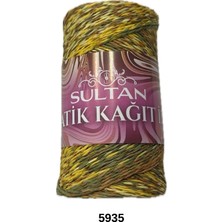 Hobi Dünyası Evim 1 Adet Sultan Batik Ip-Çanta-Şapka-Toka-Sepet-Bileklik Ipi- RENK:5935
