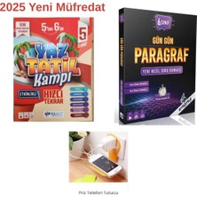 Yanıt 5.sınıf Yaz Tatil Kamp Kitabı + 6.sınıf Gün Gün Paragraf Strateji Yayınları Set(Priz Tutuculu)