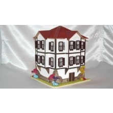 Maket Safranbolu Evi Gece Lambalı Paçacı Evi