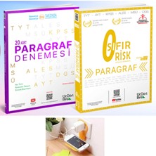 20 Adet Paragraf Denemesi + Paragraf Sıfır Risk Kitap Set 2025 (Priz Tutucu Hediye)