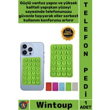 Wintoup #sabitlemepedi Silikon Vantuzlu Yapışkan Kaydırmaz Araç Torpido Masa Duvar Tutucu Cep Telefonu Pedi